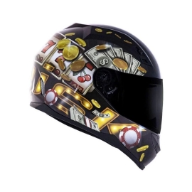 CAPACETE NORISK FF391 JACKPOT BLACK