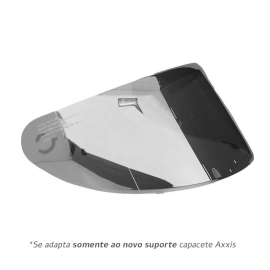 VISEIRA CAPACETE AXXIS V18B PRATA SILVER