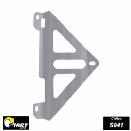 PROTETOR RADIADOR KXF250 09 LATERAL MX ALUMINIO POLIDO START RACING