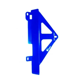 PROTETOR RADIADOR KXF250 10/12 KXF450 13/16 LATERAL MX ALUMINIO AZUL START RACING