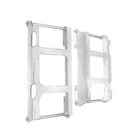 PROTETOR RADIADOR KXF250 10/12 ENVOLVENTE ALUMINIO POLIDO START RACING