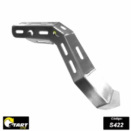 PROTETOR CURVA ESCAPAMENTO KTM EXCF250 / XCF250 / XCFW250 20/23 GASGAS EC250F 21/23 ALUMINIO START RACING