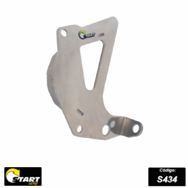 PROTETOR PINHAO / CORRENTE MXF250 2T 250TS 18/23 ALUMINIO POLIDO START RACING