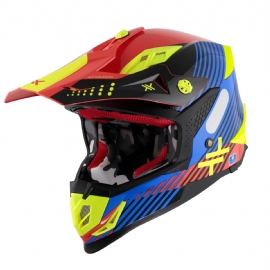 CAPACETE MATTOS RACING ATOMIC AZUL VERMELHO