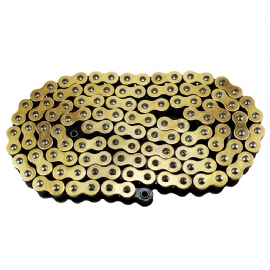 CORRENTE TRANSMISSAO 520H 118L MX GOLD DOURADA CZ CHAINS