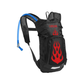 MOCHILA HIDRATACAO CAMELBAK MINI MULE PRETO VERMELHO 1,5L