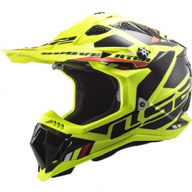 CAPACETE LS2 MX700 SUBVERTER EVO STOMP HV YELLOW BLACK