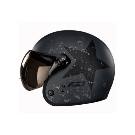 CAPACETE PEELS F 21 OLD TANK PRETO CHUMBO PRETO
