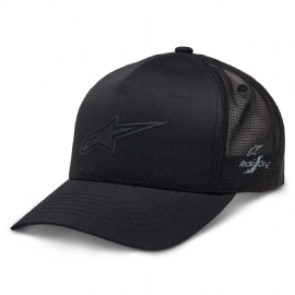 BONE ALPINESTARS ADVANTAGE TRUCKER PRETO PRETO