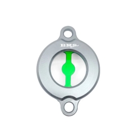 TAMPA FILTRO OLEO KXF250 05/19 KX250 20/23 KX250XC 21 / KX250X 22 ALUMINIO C/ VISOR BMS