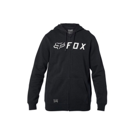 MOLETOM FOX APEX ZIP PRETO BRANCO