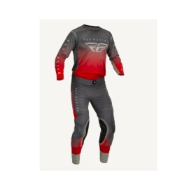 KIT CALCA CAMISA FLY LITE 23 HYDROGEN VERMELHO CINZA
