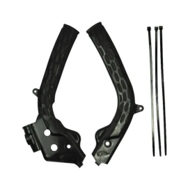PROTETOR QUADRO KTM 2T / 4T ENDURO 17/19 CROSS 16/18 HUSQVARNA 2T / 4T ENDURO 17/22 CROSS 16/22 MXF 4T 250 / 300 20/22 GASGAS EC250F / EC350F 21/22 AMX ACESSORIOS