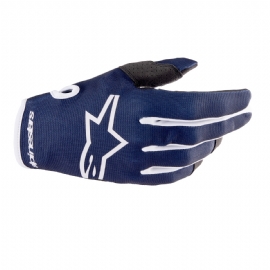 LUVA ALPINESTARS RADAR 23 AZUL MARINHO BRANCO