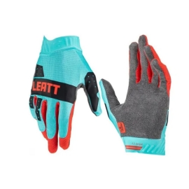 LUVA LEATT MOTO 15 GRIPR AQUA PRETO