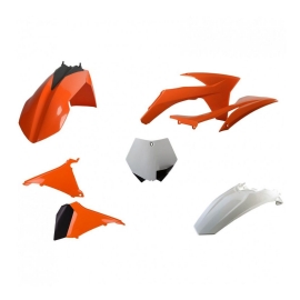 KIT PLASTICOS KTM SXF250 / SXF350 / SXF450 11 C/ NUMBER POLISPORT
