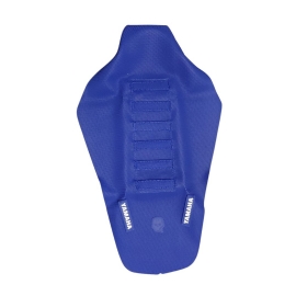 CAPA BANCO YZF250 / YZF450 10/13 WRF450 12/15 ULTRA GRIP FACTORY COSTURADA AZUL C/ ETIQUETA ZOMBIE