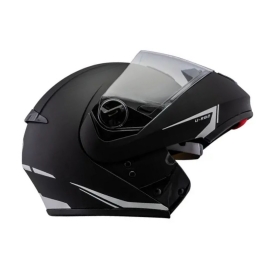 CAPACETE PEELS U RB2 NEW CLASSIC PRETO FOSCO PRATA