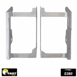 PROTETOR RADIADOR BETA X TRAINER 19/23 ALUMINIO POLIDO START RACING