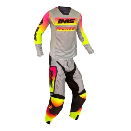 KIT CALCA CAMISA IMS SPRINT SLIM CINZA ROSA