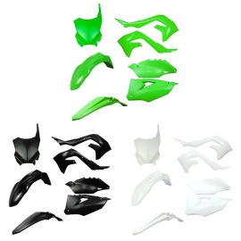 KIT PLASTICOS KX250 21/23 KX450 19/23 C/ NUMBER AMX ACESSORIOS