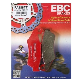 PASTILHA FREIO CRF250R / CRF250X / CRF450R / CRF450X / CRF230 / CRF250F / KXF250 / KXF450 / RMZ250 / RMZ450 / YZF250 / YZF450 / WRF250 / WRF450 DIANTEIRA TT PAD EBC BRAKES
