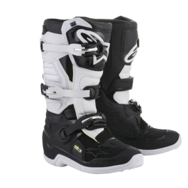 BOTA ALPINESTARS TECH 3 STELLA PRETO BRANCO